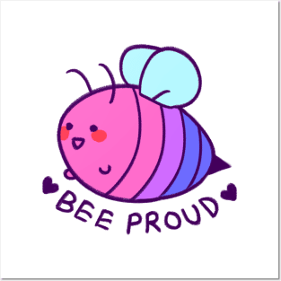 BEE proud: bi flag Posters and Art